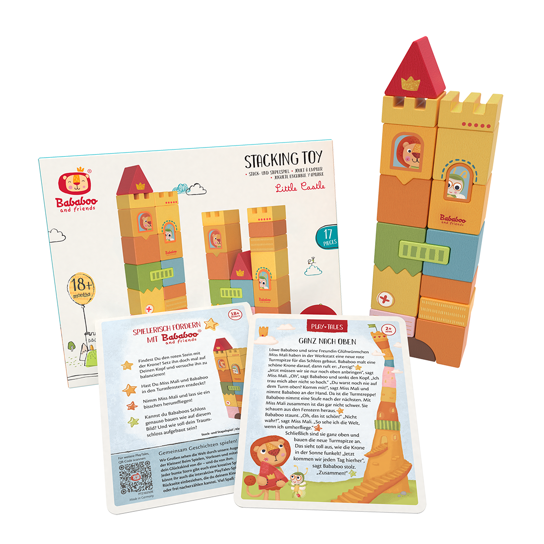 Steck- und Stapelspiel "Kleines Schloss"