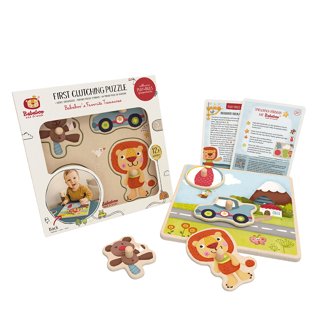 Erstes Steckpuzzle "Bababoos Lieblingsspielsachen"