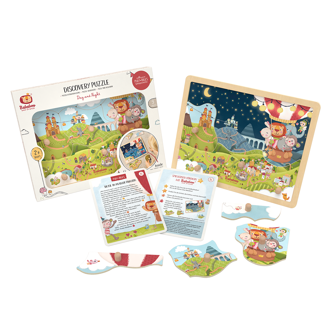 Entdeckungsspiel Puzzle "Tag und Nacht"