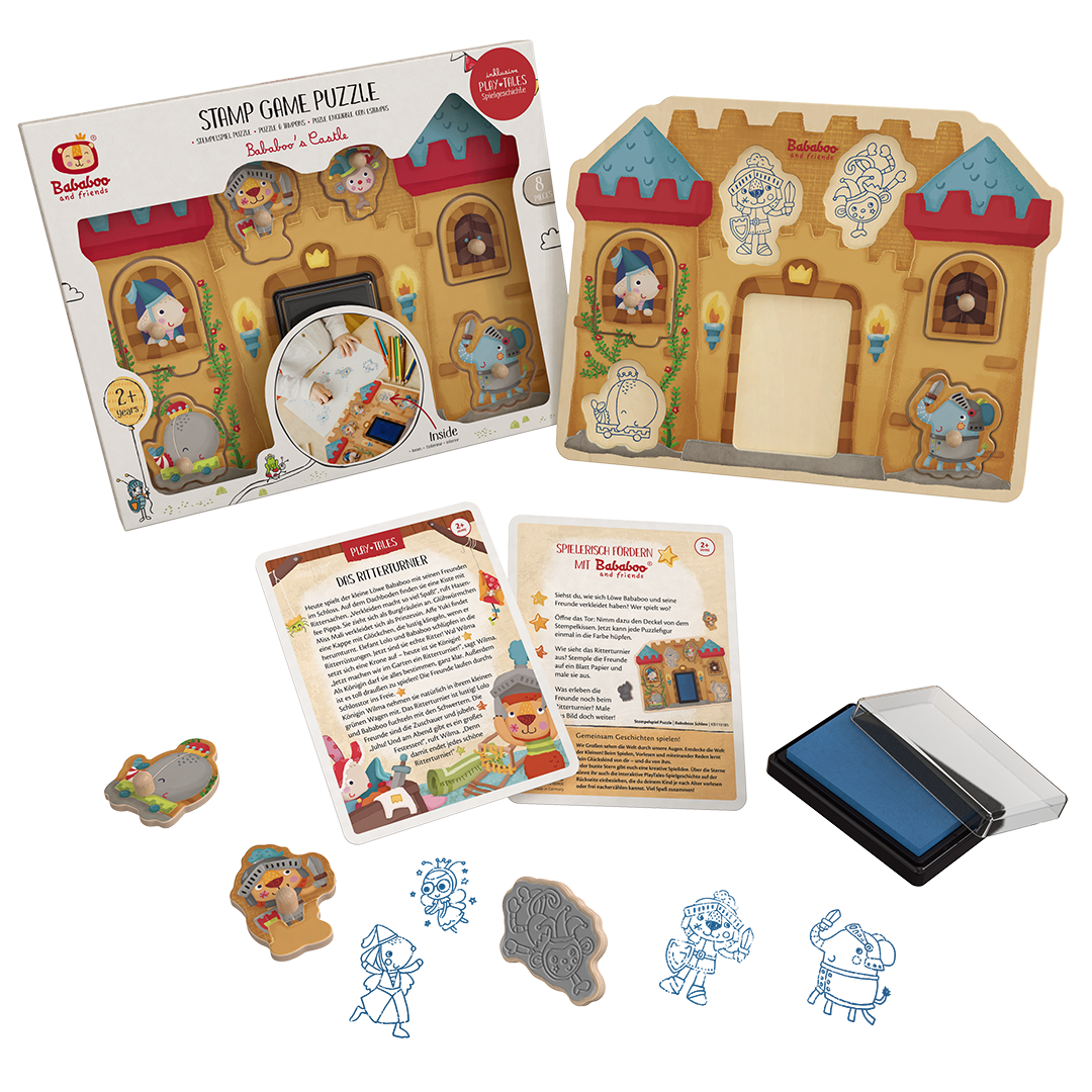 Stempelspiel Puzzle "Bababoos Schloss"