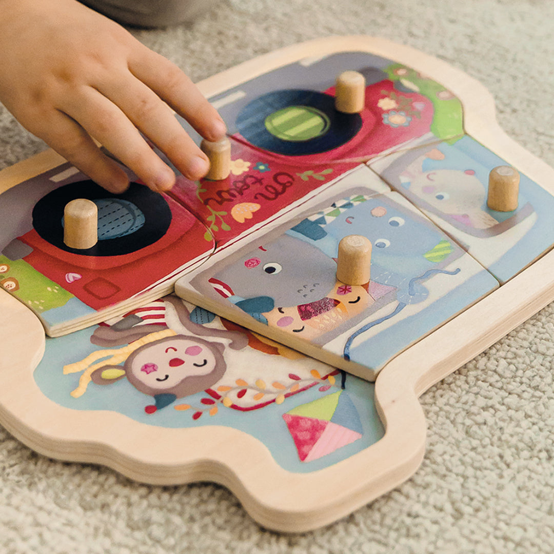 Entdeckungsspiel Puzzle "Freunde auf Reisen"