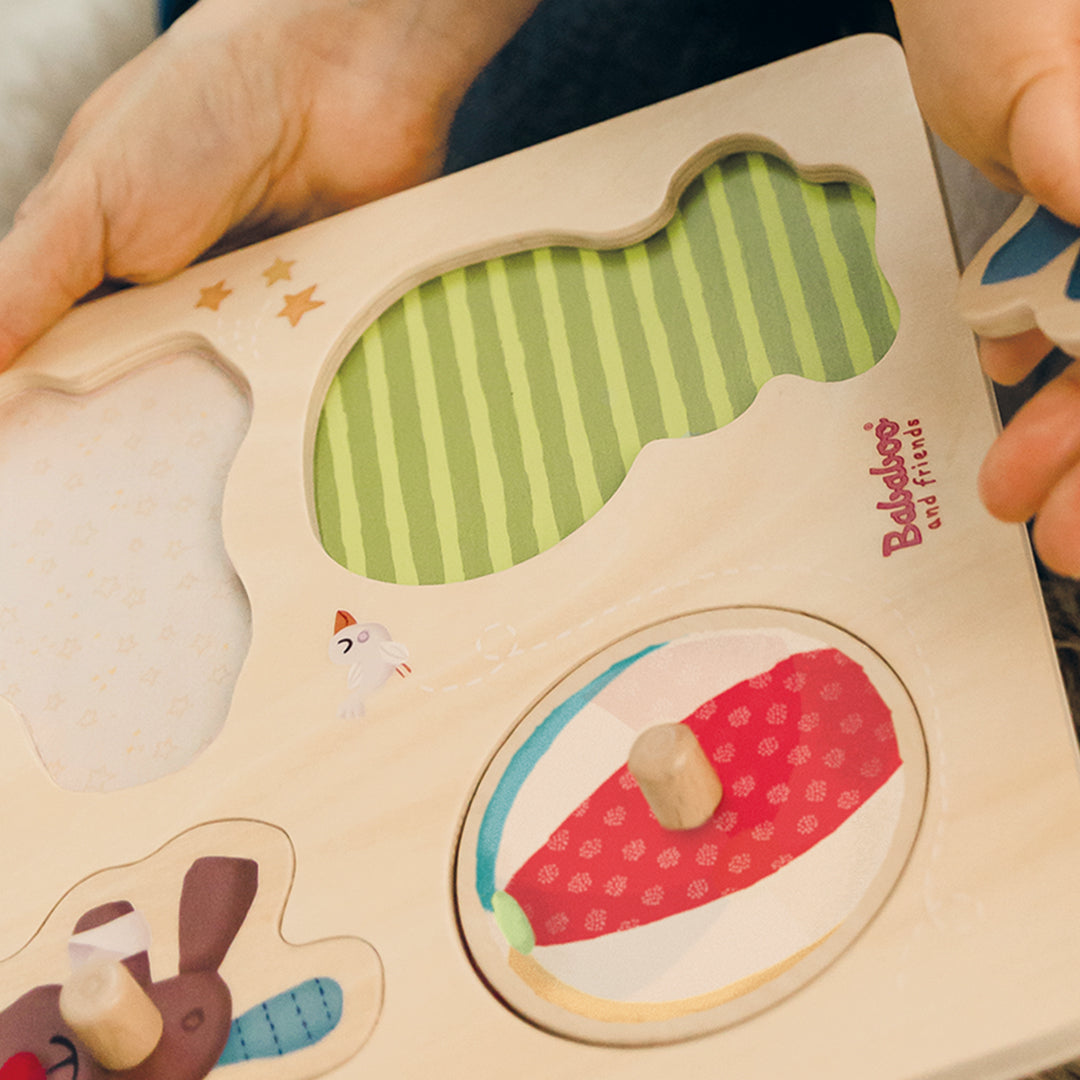 Erstes Steckpuzzle "Bababoos Lieblingsspielsachen"