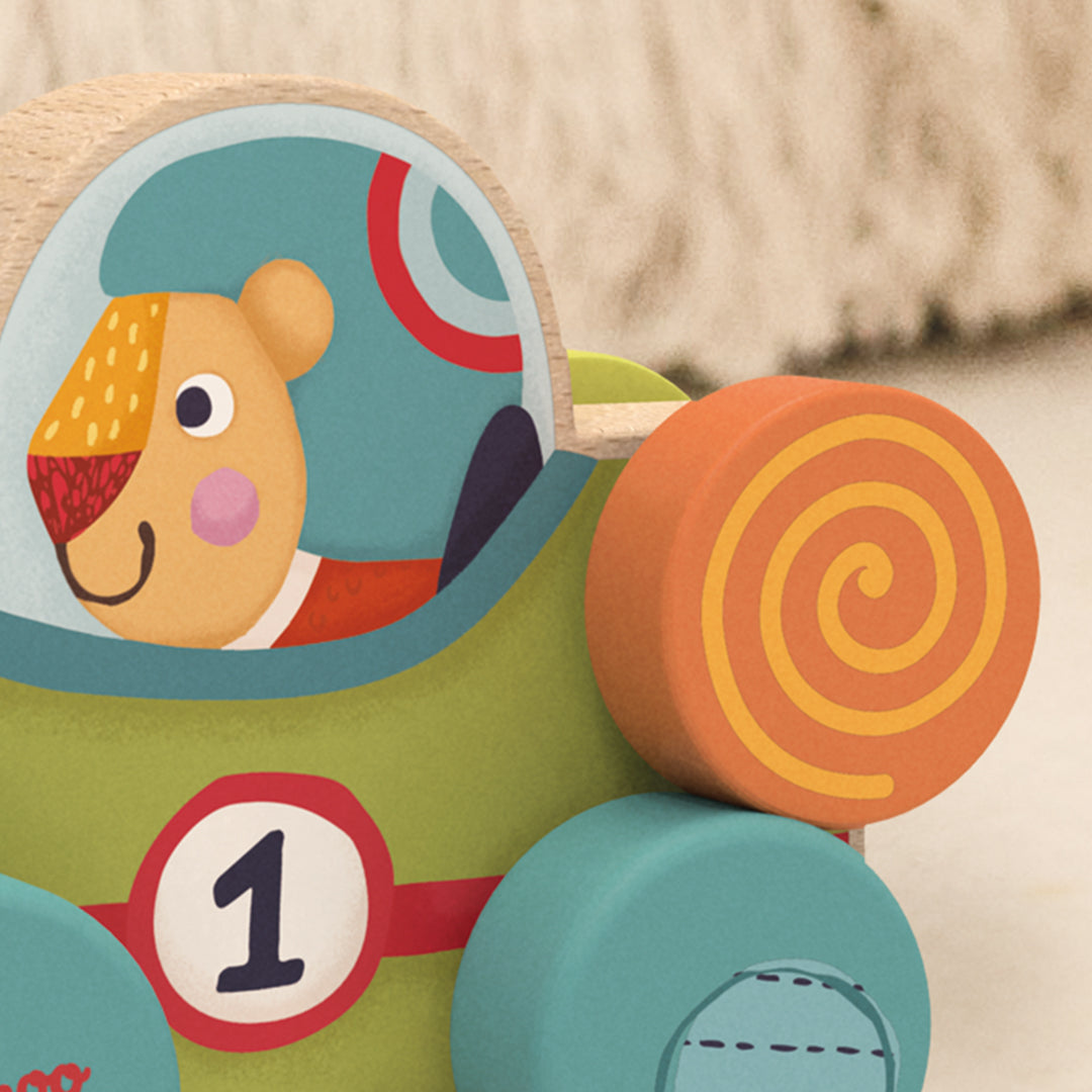 Mein erstes Auto "Bababoos Rennwagen"