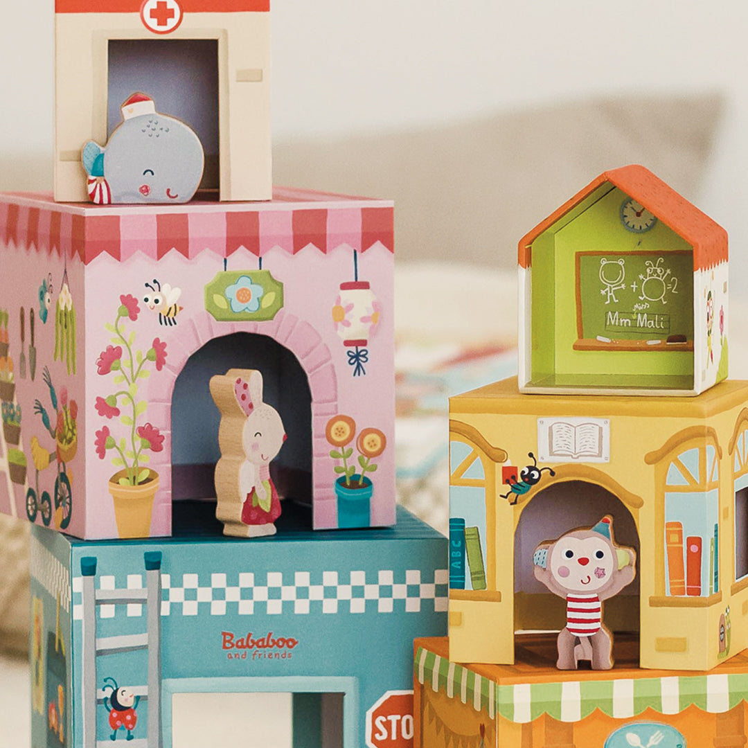 Stapelspiel "Turmhaus"