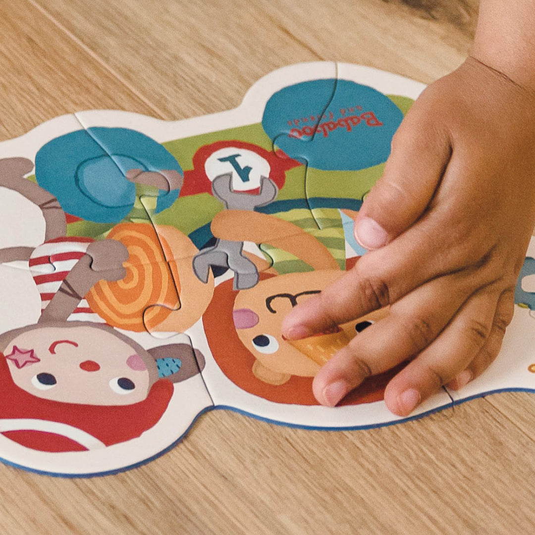 Figurenpuzzle "Bababoos Wettrennen"