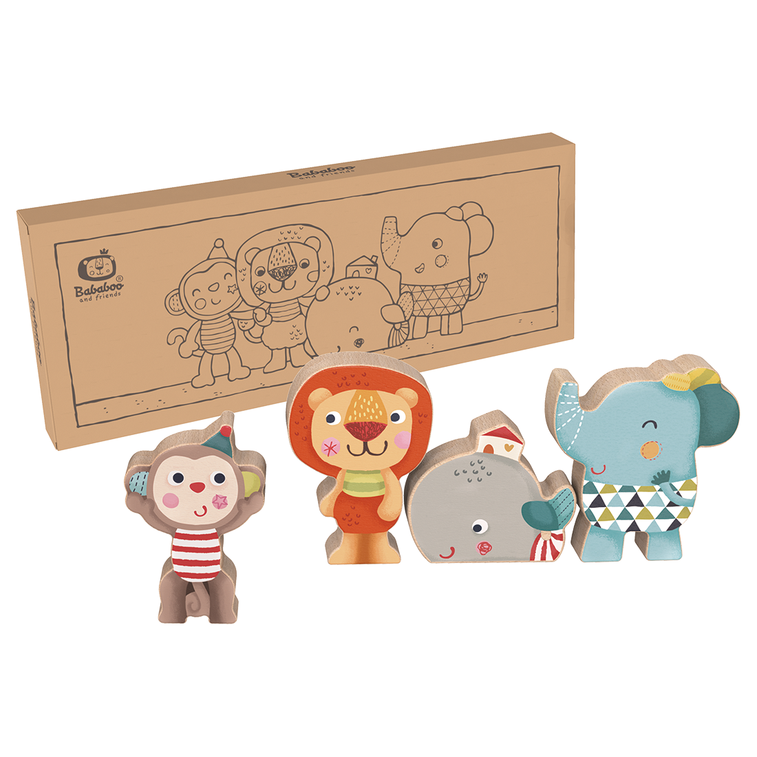 Mini Buddies "Yuki, Bababoo, Wilma & Lolo"