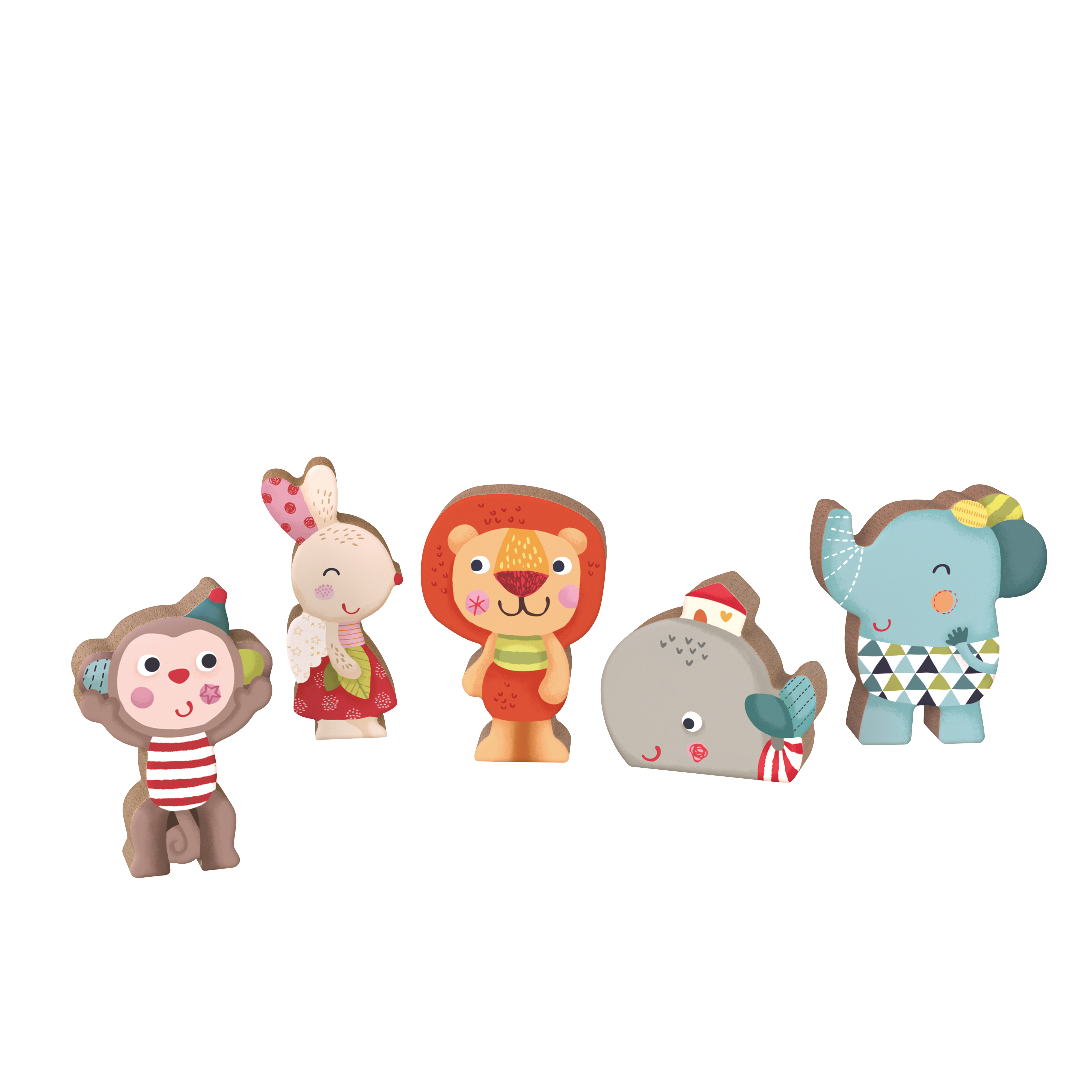 5 Spielfiguren "Classic"