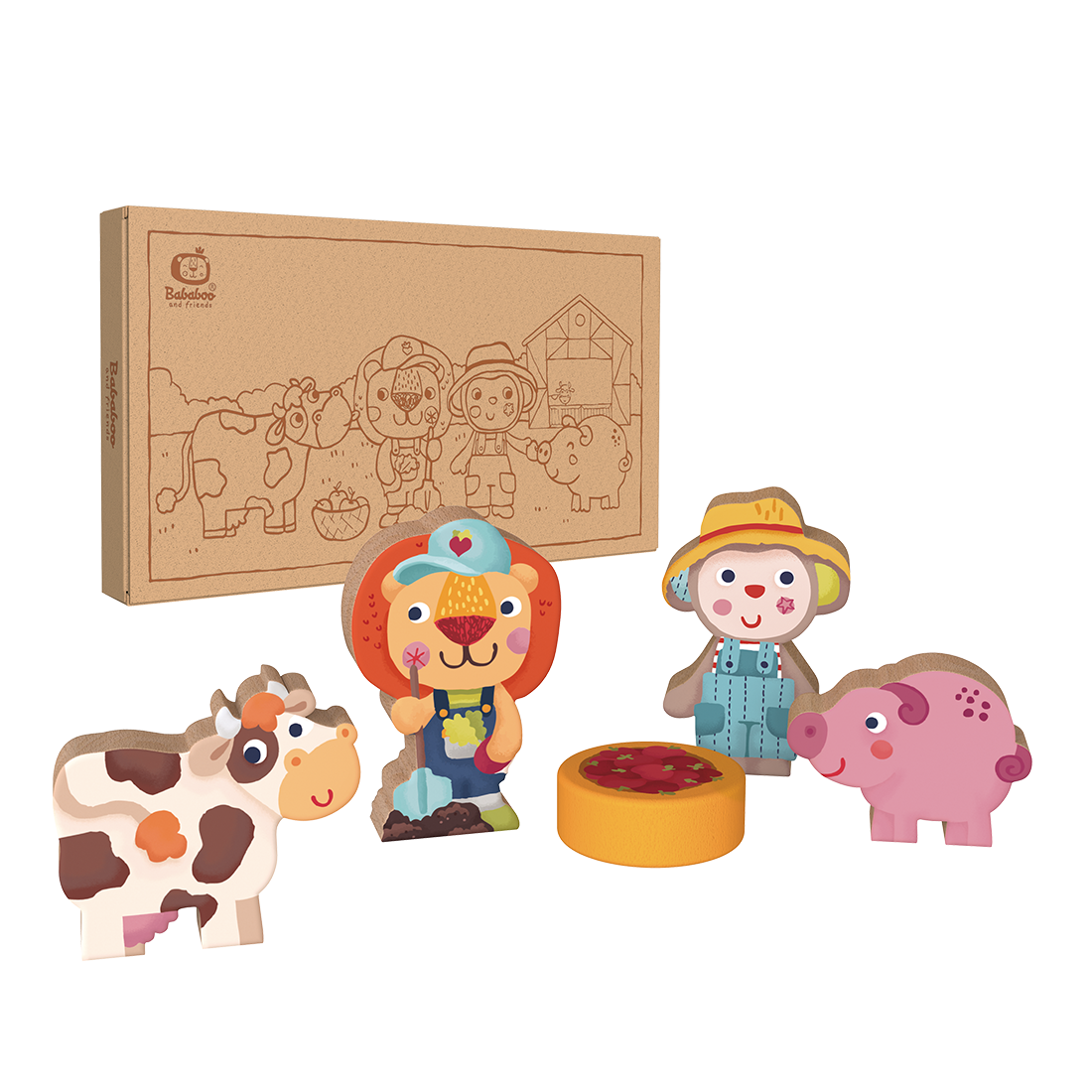 5 Spielfiguren "Bauernhof"