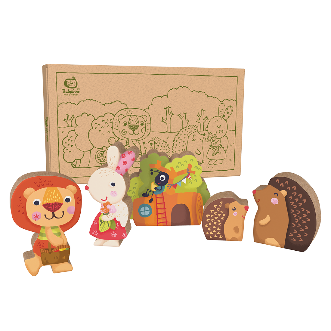 5 Mini Buddies "Wald"