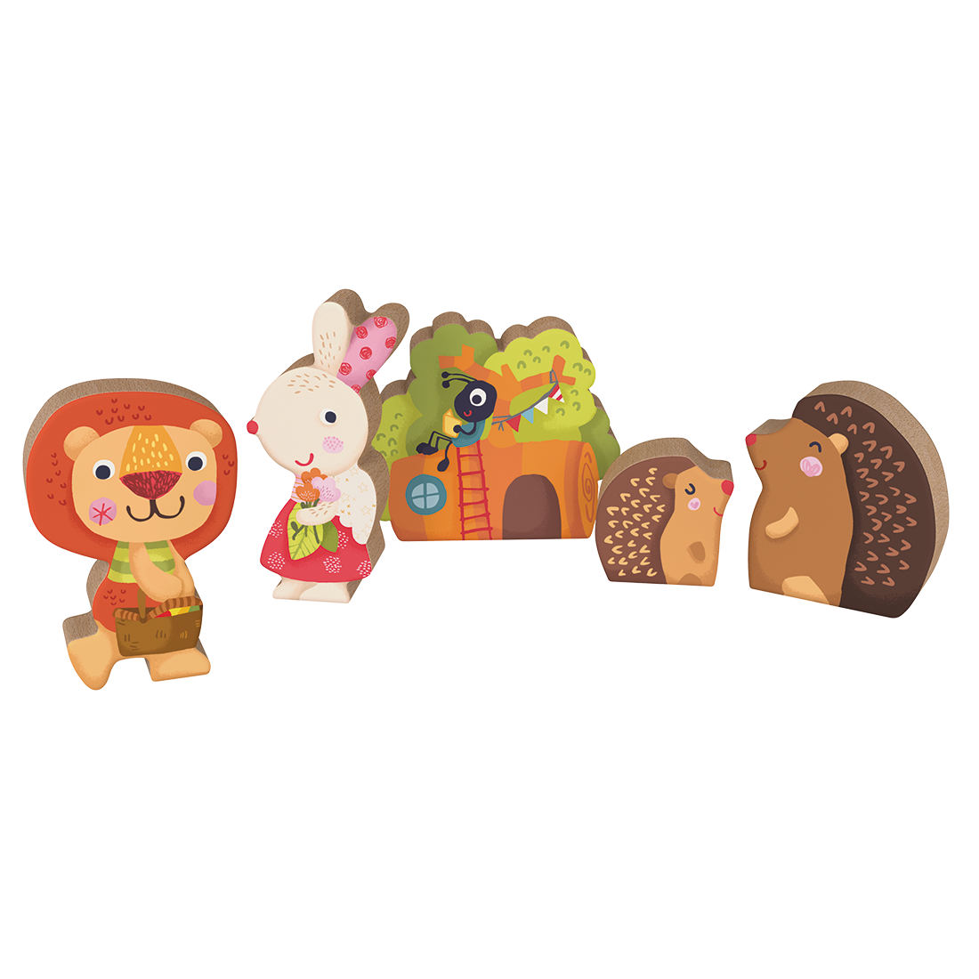 5 Mini Buddies "Wald"