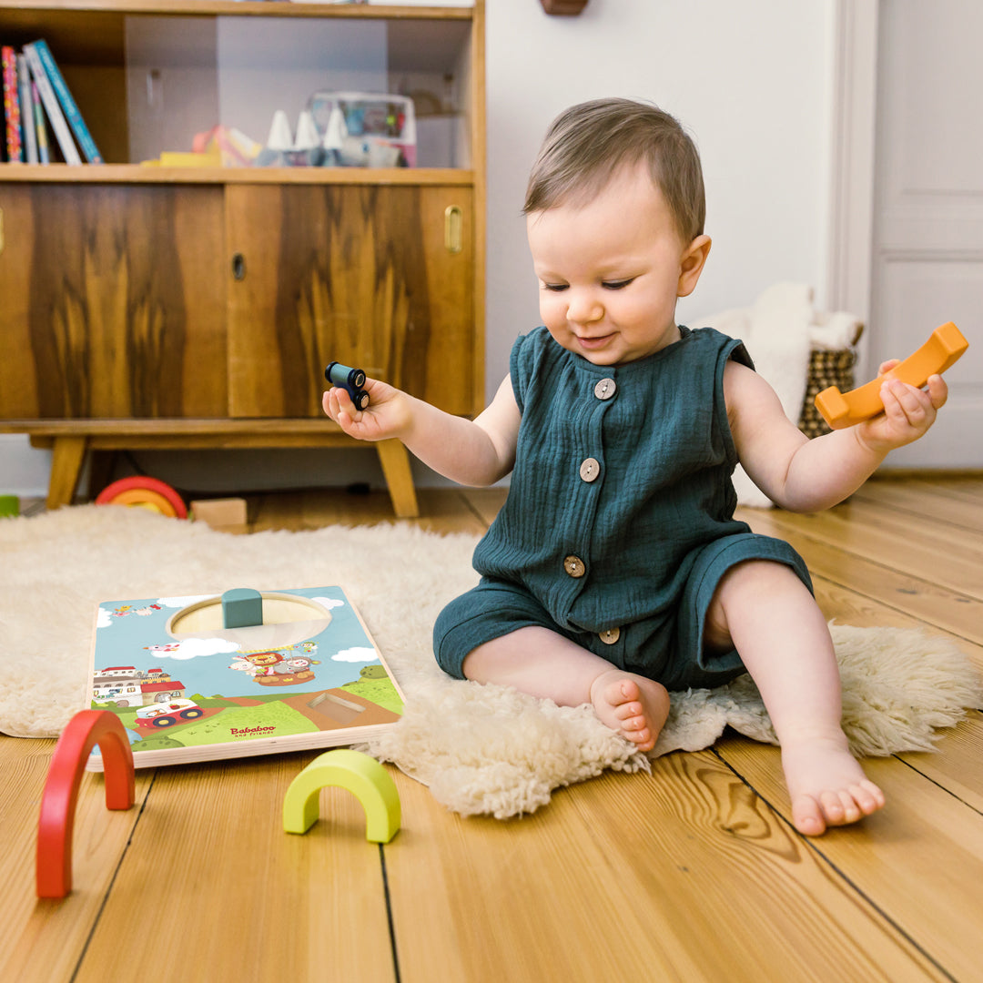 Tunnelspiel Puzzle "Fahrt durch den Regenbogen"