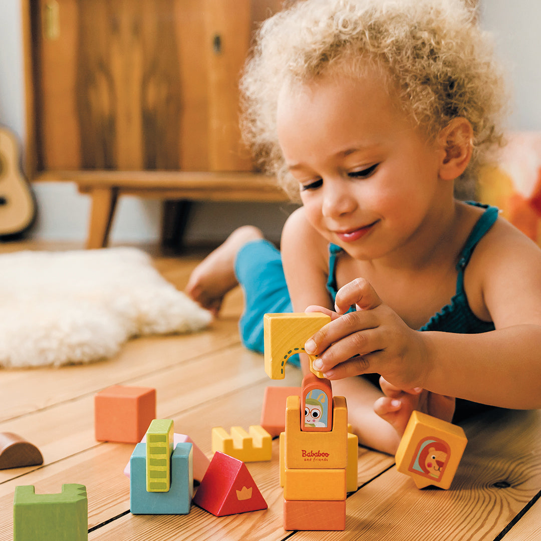 Steck- und Stapelspiel "Kleines Schloss"