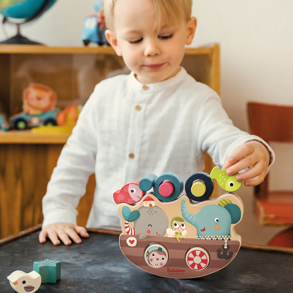 Balancierspiel "Freunde an Bord"