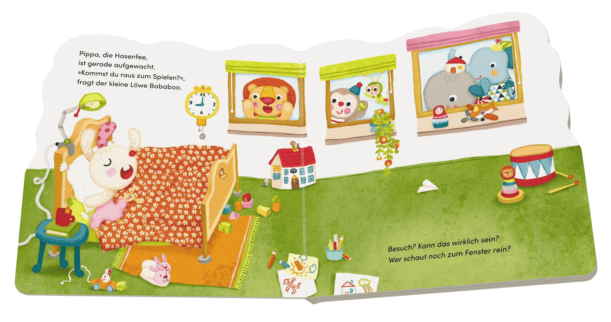 Häschen Pippa zieht sich ganz alleine an