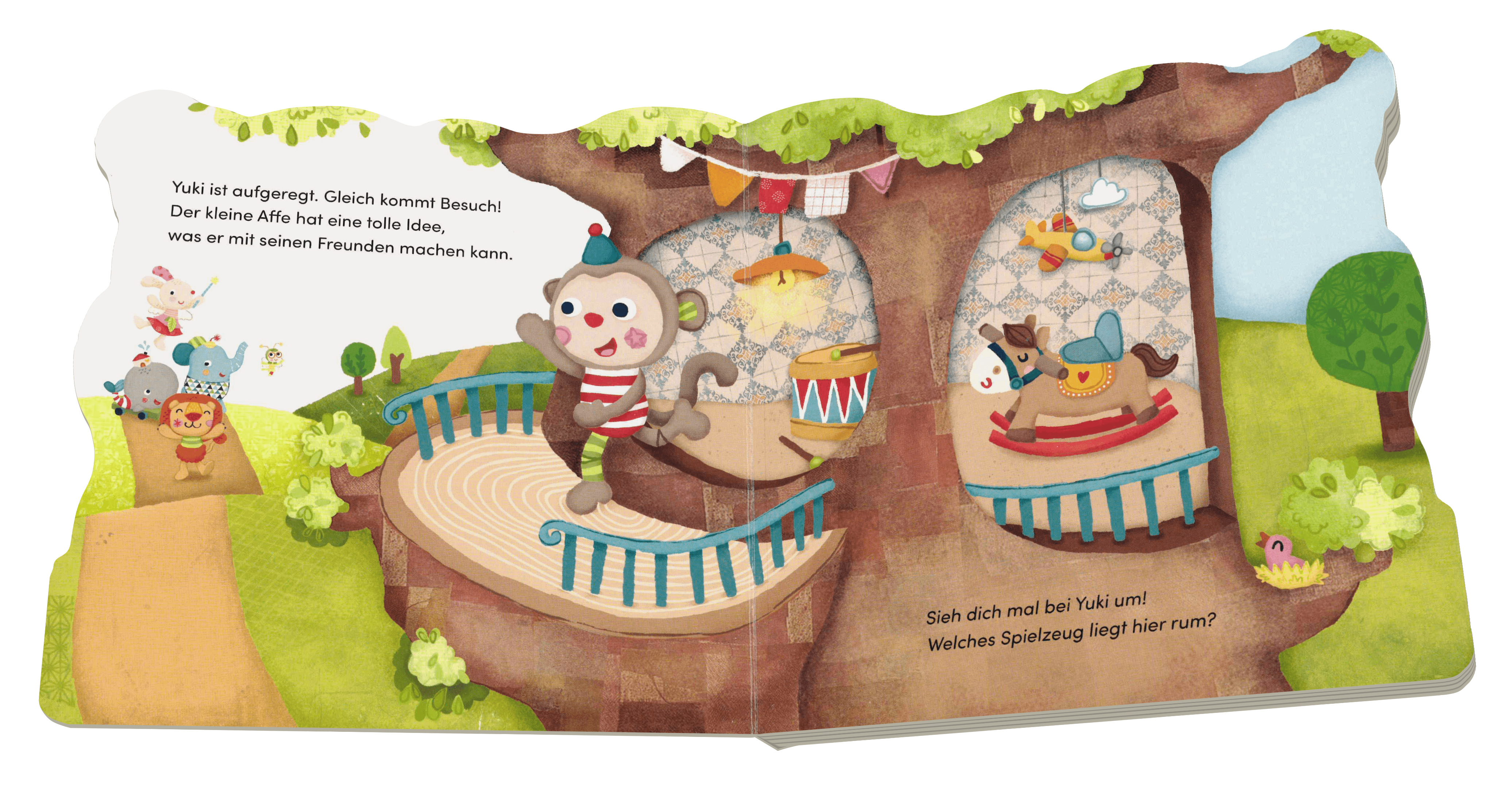 Äffchen Yuki spielt so gern (Pappbilderbuch)
