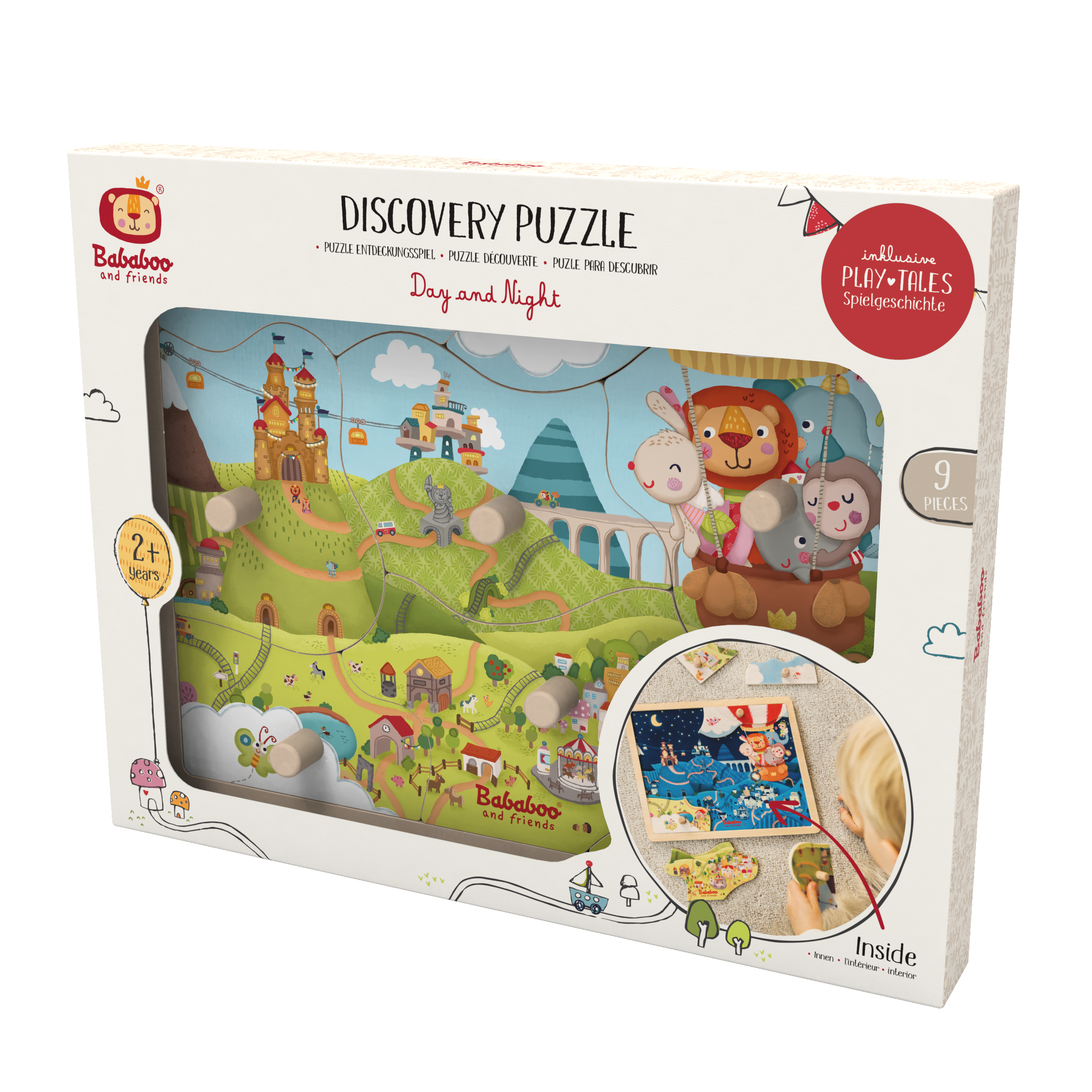 Entdeckungsspiel Puzzle "Tag und Nacht"