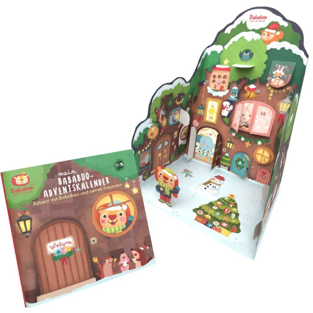 Der Bababoo-Adventskalender mit Geheimnis-Buch mit Spielfiguren