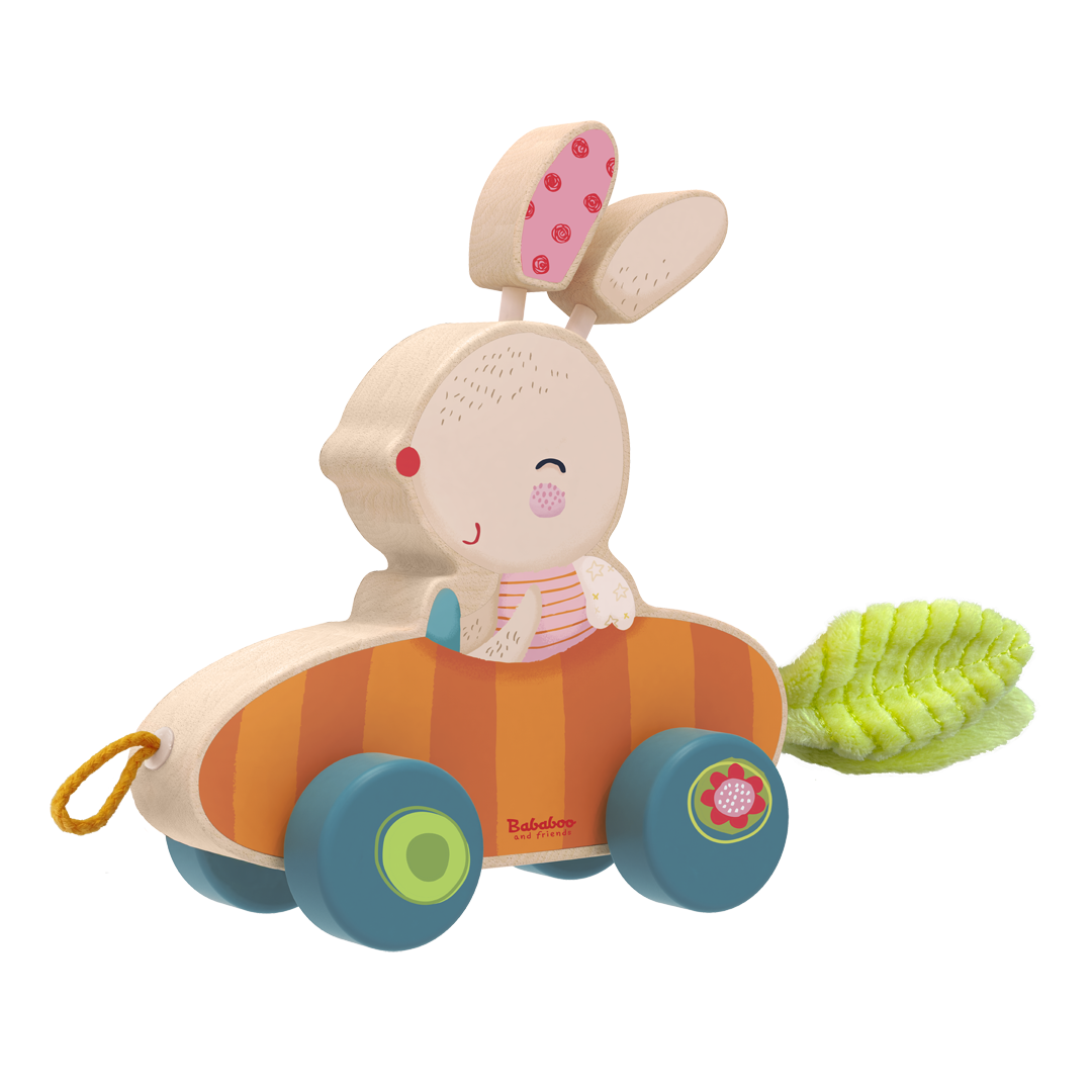Schiebe- und Nachziehspiel "Hase Pippa"