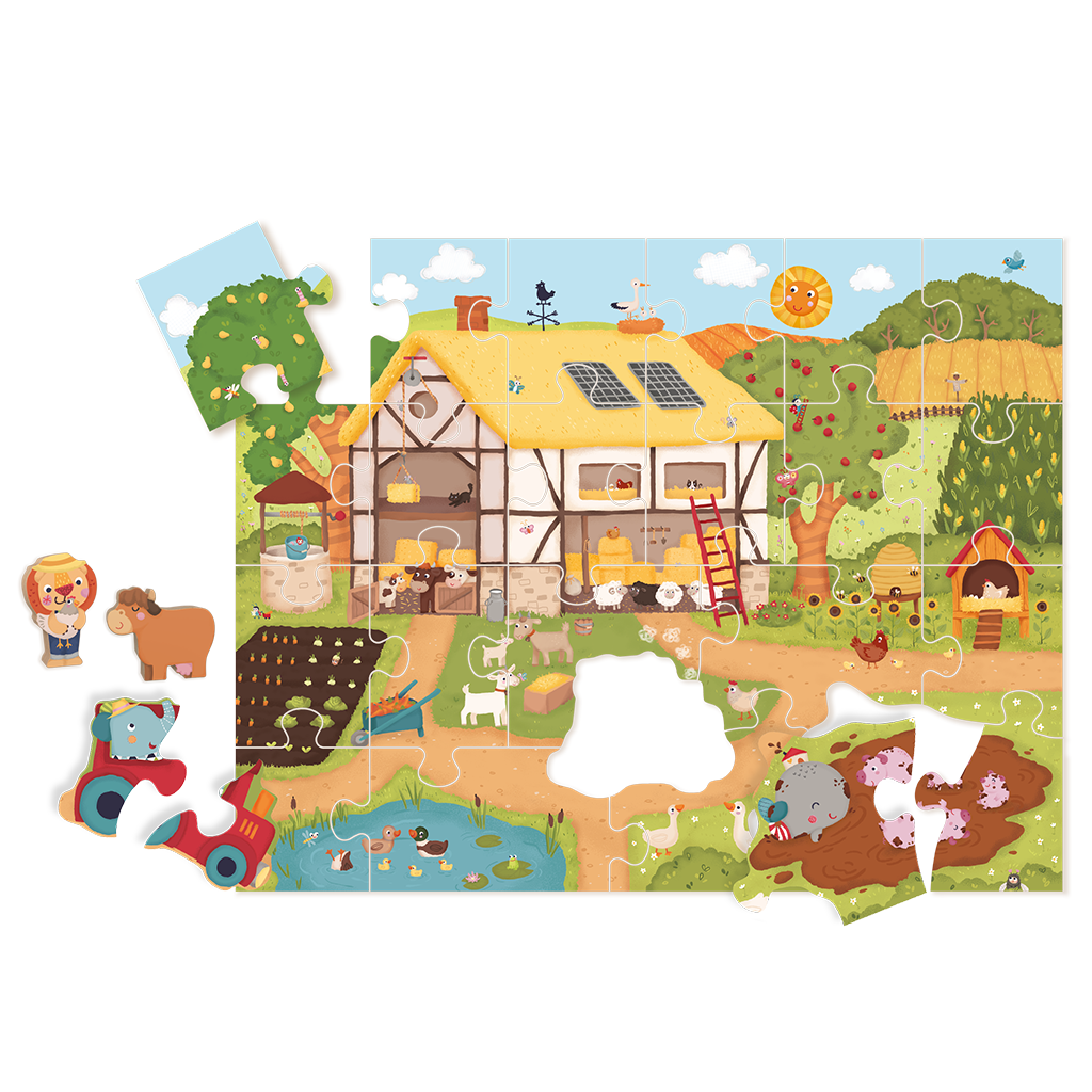 Geschichtenpuzzle "Bauernhof"