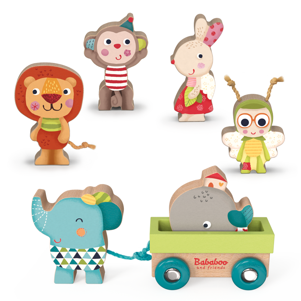 Spielfiguren "Bababoo and friends"