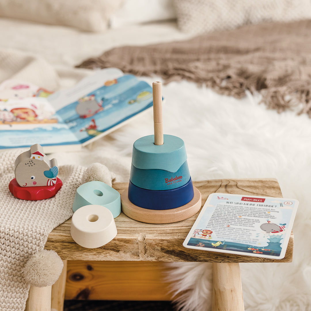 Steck- und Stapelspiel "Wal Wilma"