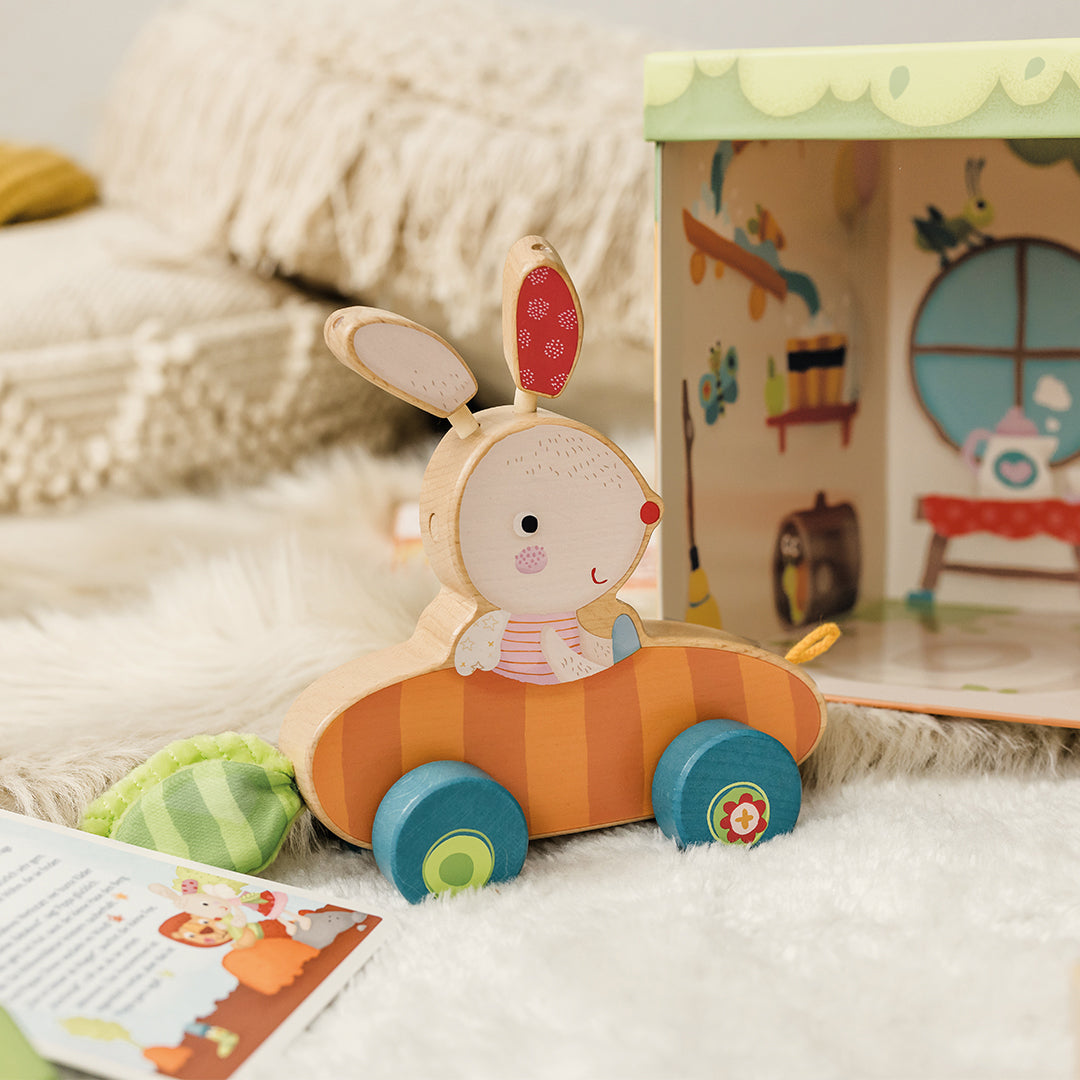 Schiebe- und Nachziehspiel "Hase Pippa"