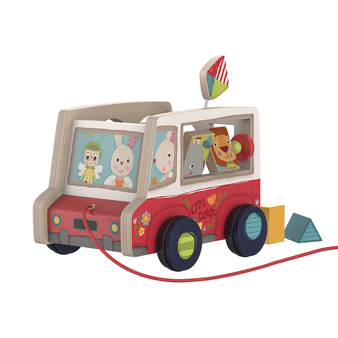 Nachziehspiel "Freunde auf Reisen"
