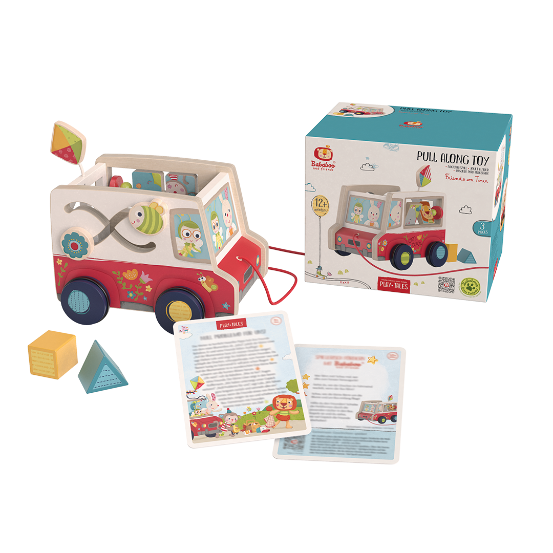 Nachziehspiel "Freunde auf Reisen"