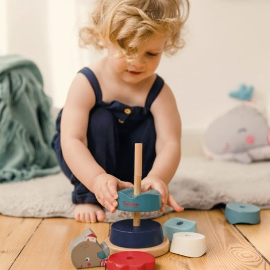 Steck- und Stapelspiel "Wal Wilma"