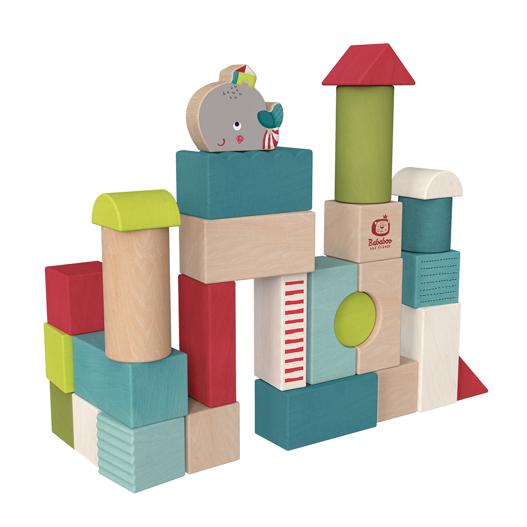 Babablocks Holzbausteine "Wal Wilma"