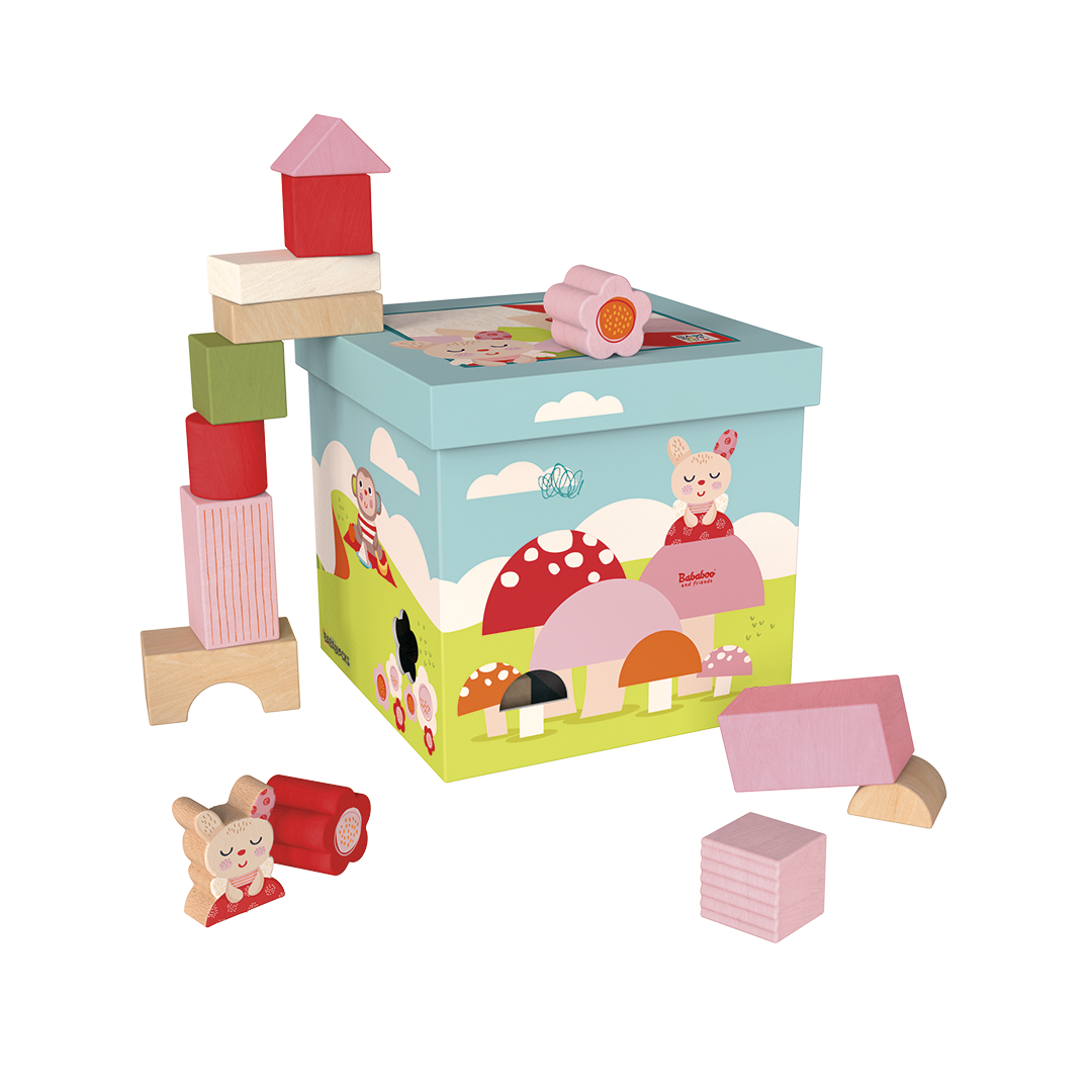 Babablocks Holzbausteine "Hase Pippa"