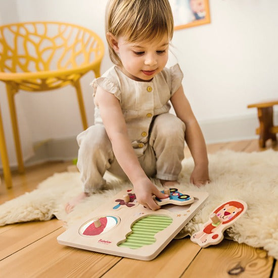 Erstes Steckpuzzle "Bababoos Lieblingsspielsachen"
