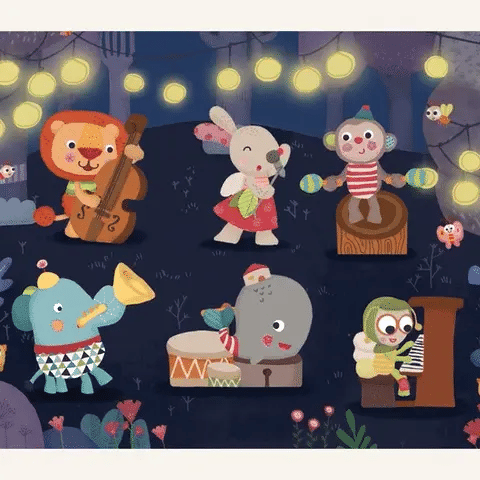 Figurenspiel Puzzle "Die Bababoo and friends Band"