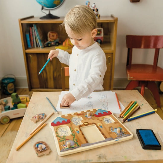 Stempelspiel Puzzle "Bababoos Schloss"