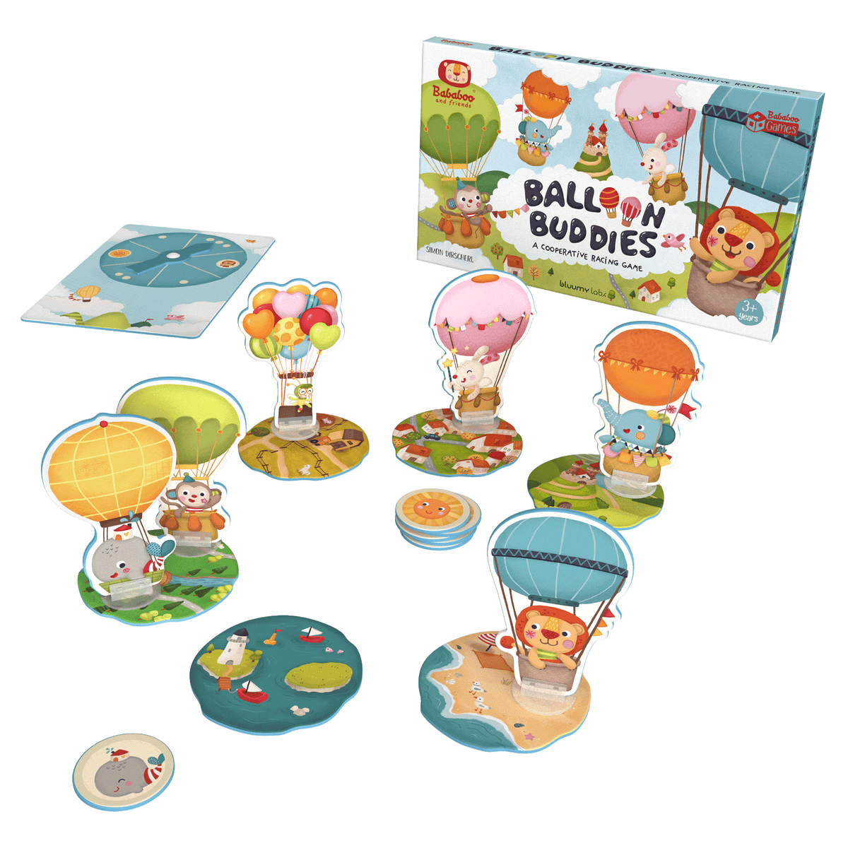 "Balloon Buddies" Kooperatives Würfellaufspiel - Vorbestellung - Lieferbar ab 15.02.2027